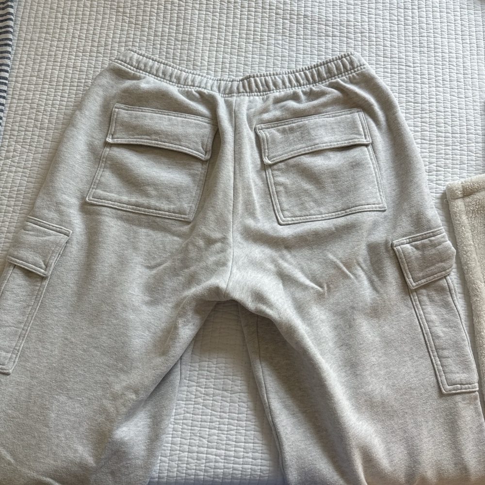 Aritzia Light Gray Cargo Joggers - Picture 3 of 3